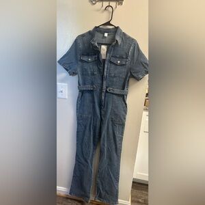 Good American Jean Jumpsuit XL NEVER WORN TAG STILL ON
